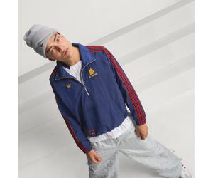 Veste demi-zip AS ROMA Terrace Icons Dark Blue / Crew Yellow M