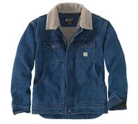 Carhartt Herren Winter Jeansjacke Denim Sherpa Lined, Beech - Blau, L, 105478