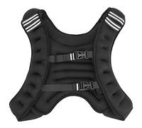 Veste d'entraînement à gilet pondéré Entraînement de boucle réglable Fitness Néoprène Iron noir One Taille 10,3 kg