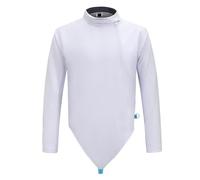 Veste D'entraînement D'escrime, Tissu Ice Silk, Confort Respirant, Résistante Aux Perforations, Adaptée Au Fleuret, À L'épée Et Au Sabre Vêtements Spécialisés for L'escrime(60#,Right-handed)