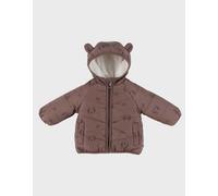 Veste déperlante en groloudoux® et sherpa marron 6M(67CM)