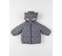 Veste déperlante groloudoux® et sherpa gris 12M(74CM)
