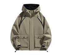 Veste D'ExtéRieur Coupe-Vent Homme de Sport Légère et Résistante Loisirs Coupe Vent Manteau Décontractée Vetement Hommes Demi-Saison Vestes Confortable Chaleureux Automne mi Saison