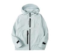 Veste d'extérieur décontractée garçon,Veste De VéLo Vêtements Confortable Respirant collège Vestes d'automne et d'hiver avec Poche Manches Longues pour l'école, la Marche, Le Vent