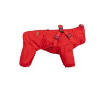 Veste d'extérieur pour chien, imperméable, couverture complète à quatre pattes, chiens de petite et moyenne taille, vêtements coupe-vent réfléchissants pour chien (rouge vif, taille 5XL)