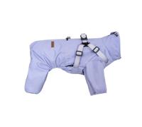 Veste d'extérieur pour chien, imperméable, couverture complète à quatre pattes, chiens de petite et moyenne taille, vêtements coupe-vent réfléchissants pour chien (gris foncé, taille 5XL)