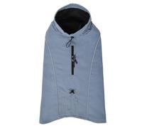 Veste D'extérieur Réfléchissante pour Grand Chien, Doublure Polaire Froide Et Imperméable, Manteau De Sécurité pour Labrador Bulldog Shiba Inu,Bleu,L