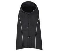 Veste D'extérieur Réfléchissante pour Grand Chien, Doublure Polaire Froide Et Imperméable, Manteau De Sécurité pour Labrador Bulldog Shiba Inu,Noir,XS