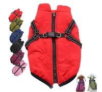 Veste d'hiver 3 en 1 pour chien, imperméable et coupe-vent, veste de neige isolante pour petites, moyennes et grandes races, parfaite pour la protection par temps froid