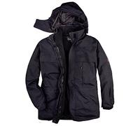 Veste d'hiver Abraxas Noir Grande Taille, 2xl-10xl:7XL