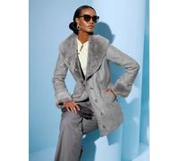 Veste d'hiver col châle mode - Creation L - gris GRIS 46