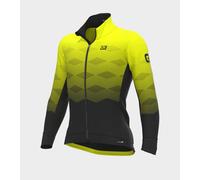 Veste D'Hiver Cyclisme ALE' PR-R MAGNITUDE Noir-Jaune Fluo