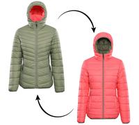 Veste d'hiver femme Alpine Pro Eroma Taille: L / Couleur: rose / vert