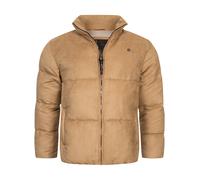 Indicode Hommes INGraville Jacket | Veste d'hiver avec col montant Dark Sand S