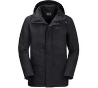 Veste d'hiver Jack Wolfskin West Coast - Homme - Noir - Coupe-vent et imperméable M