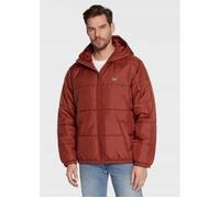 Veste d'hiver Levi's pour hommes Telegraph Hooded Brick Red, rouge vigne, S
