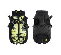 Veste d'hiver matelassée pour chien - Manteau d'hiver imperméable avec bandes réfléchissantes et imprimé ours en peluche pour Yorkshire, chihuahua-et-chiots