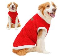 Veste d'hiver pour Chien en Polyester Pull Chien Lavable Confortable Vêtements Doux pour Chiens De Taille Moyenne À Grande Bouledogue Français Et Teckel Chihuahua Bichon l'hiver Et L'automne
