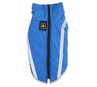 Veste d'hiver pour Chiens pour Les Grands Chiens | Mateau Chaud en Polyester réfléchissant | Vêtements pour Animaux de Compagnie intérieurs et extérieurs pour Husky/Golden (Blue)