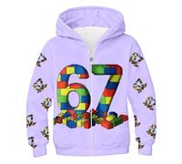 Veste d'hiver pour Fille Garçons avec imprimé de Dessin animé, Manches Longues, Fermeture éclair, Doublure Douce, Style Sportif, Motif ludique, Coupe-Vent f10