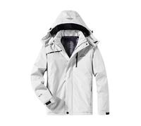 Veste d'hiver pour homme et femme - Veste de ski chaude doublée - Veste de ski coupe-vent softshell avec capuche - Veste de snowboard en polaire respirante - Veste fonctionnelle M-5XL, WH1, M