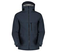 Veste d'hiver pour homme Scott Tech Field - Bleu Foncé - Taille L - Poids léger - Imperméable - Coupe athlétique XXL