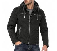 Veste d'hiver pour hommes Blouson de transition matelassée à capuche