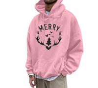 Veste D'hiver Travail Couples Correspondance Robes Ensemble Parfait pour Les Vacances Sweats Coton Gazé, rose, S