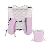 Veste D'Hydratation pour Femmes Courreuses Gilet d'Hydratation Course | Poche à Eau Antidérapante Compartiment Téléphone Femmes Randonnée Vélo Camping