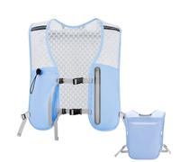 Veste D'Hydratation pour Femmes Courreuses,Gilet d'Hydratation Course Réglable - Poche à Eau Antidérapante Compartiment Téléphone Femmes Randonnée Vélo Camping