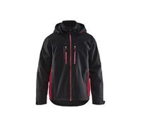 Blaklader 489019779956 VESTE FONCTIONNELLE DOUBLÉE ET LÉGÈRE, Noir/Rouge, taille M