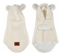 Veste Doudou pour Chien Wooly 30cm Écru