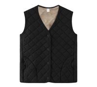 Veste Doudoune Fine Femme Chic Chaud Ample Manteaus Vestes Matelassée Légère sans Manches Gilets Court Gilet Thermique Blousons Casual Compressible Mode d'extérieur avec Poches