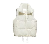 Veste Doudoune Fine Femme Grande Taille Vestes Hiver Doudounes Fermeture Zippé d'hiver capuche Gilets Court Gilet Thermique avec Sac de Rangement Pour Femmes Printemps