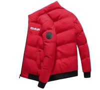 Veste Doudoune Homme D.A.F, Plume Matelassé Ultralight, Veste Matelassée pour la Randonnée et le voy.age, Hiver(Red,3XL)