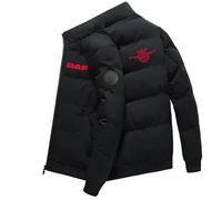 Veste Doudoune Homme D.A.F, Plume Matelassé Ultralight, Veste Matelassée pour la Randonnée et le voy.age, Hiver(Black,S)