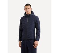 Veste EA7 Emporio Armani Train Premium Shield Down Hood Light noir - L