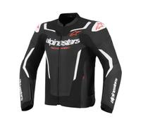 Veste en cuir Alpinestars GP Force V2 AirFlow - noir/blanc