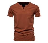 Veste en Cuir Compatible avec Moto en V en Coton Couleur Unie Casual pour Homme Veste Courte Grande Taille, rouge, 3XL