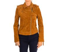 Veste en cuir courte à manches longues pour femmes 9066
