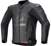 Veste en cuir de moto Alpinestars GP Plus V4, noir/blanc, 58