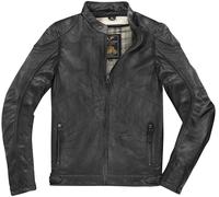 Veste en cuir de moto Black-Cafe London Atlanta