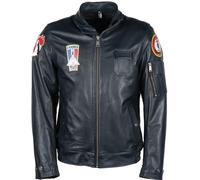 Veste en cuir de moto Helstons Aeronef