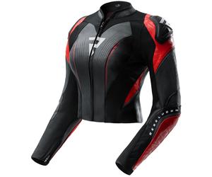Veste en cuir de moto pour femmes Rebelhorn Diva RS, noir, 44