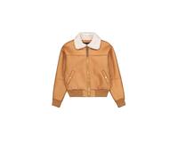 Veste en cuir femme Alpha Industries B-15 MOD Marron M