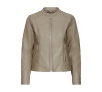 Veste en cuir femme b.young Acom Vert 42