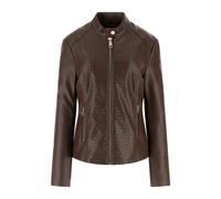 Guess - Claudine Biker - Femme - Vestes - Brun - Taille: 36 FR
