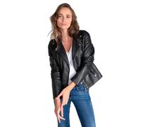 Veste en cuir femme Le Temps des cerises Nancy Noir XS