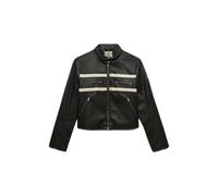 Veste en cuir femme Superdry Moto Noir M