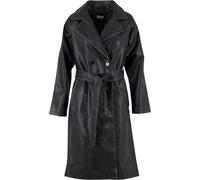 Veste en cuir femme Urban Classics Trenchcoat Noir 2XL